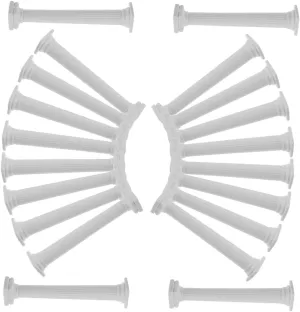 VICASKY 20Pcs Miniature Roman Pillar Statues Column Decor for Dollhouses Wedding Tables and Garden Displays Compact Lightweight Sculpture Display Stand