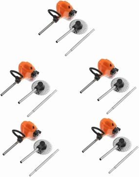 VICASKY 5pcs Mini Lawn Mower Model for Dollhouse Decoration Realistic Miniature Lawn Mower for Landscape Decor Compact Doll House Accessory for Creative Play