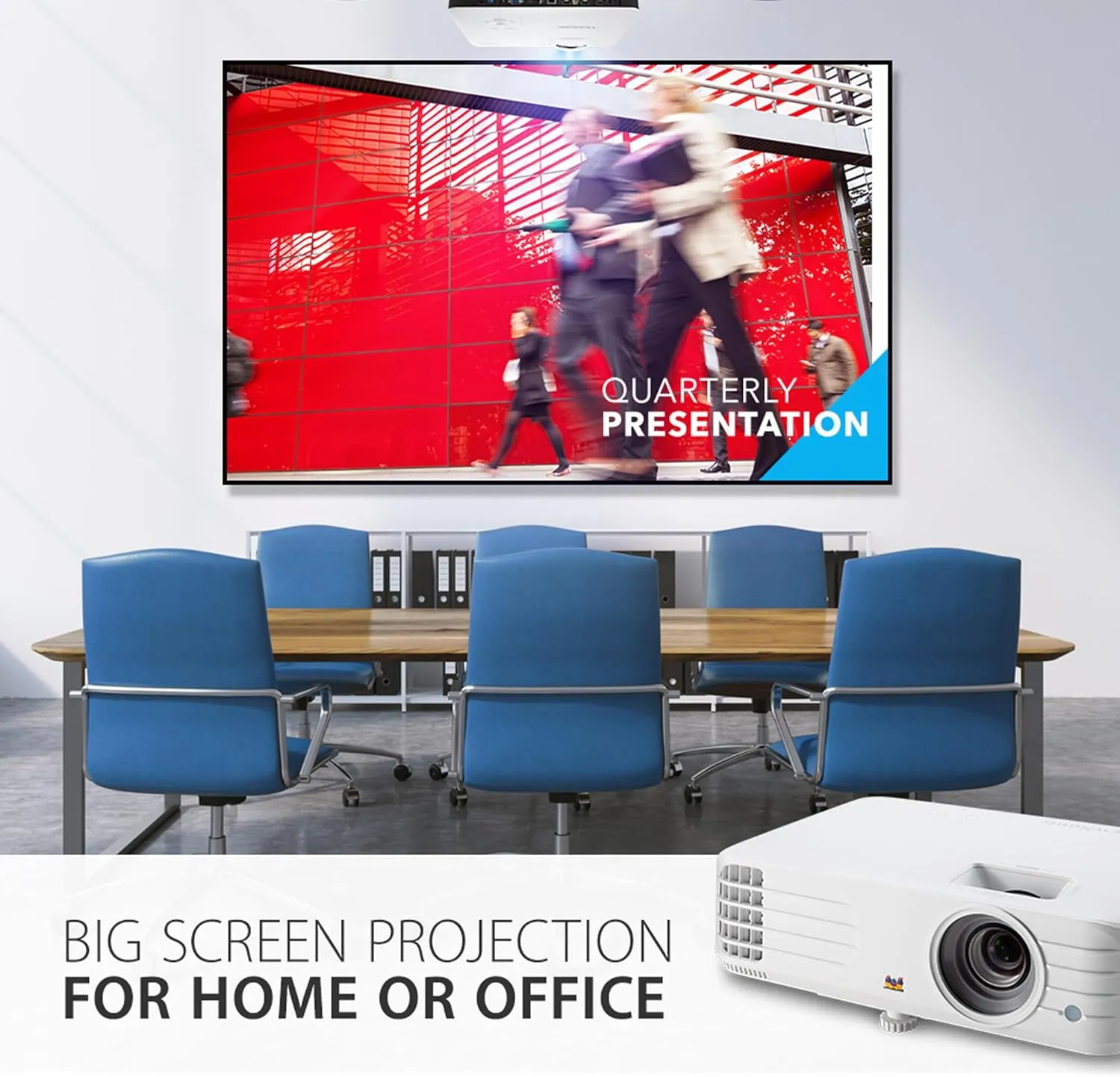 ViewSonic PG706HD 4000 Lumens Full HD 1080p Projector with RJ45 LAN Control Vertical Keystoning and Optical Zoom for Home and Office