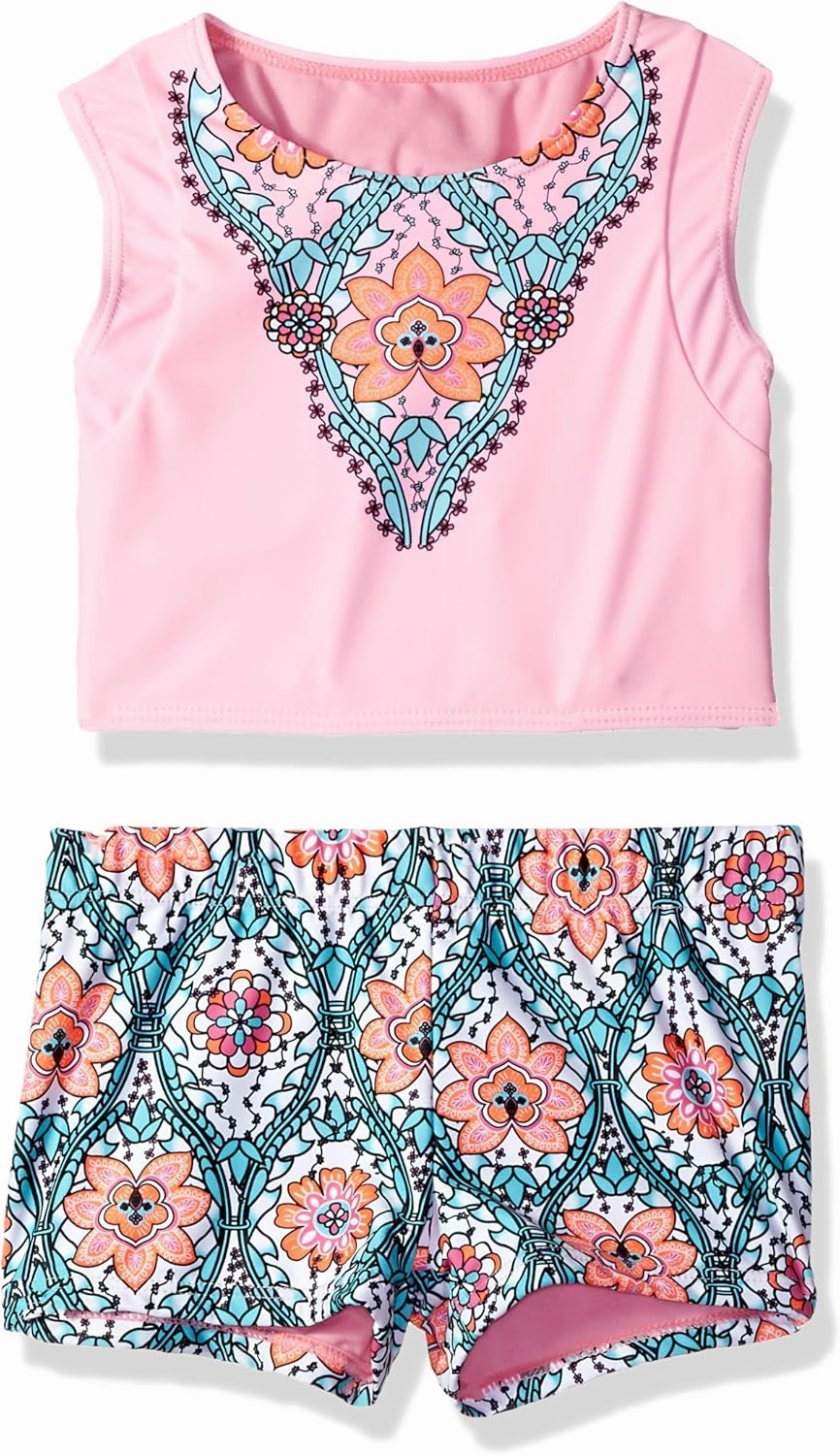 VIGOSS girls Super Sweet Crop TopBikini Set