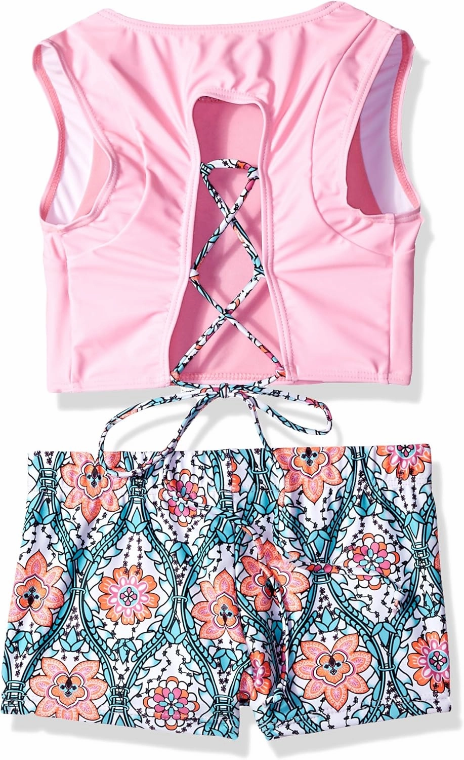 VIGOSS girls Super Sweet Crop TopBikini Set