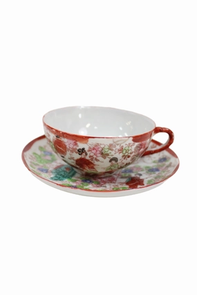 Vintage Geisha Painted Teacup
