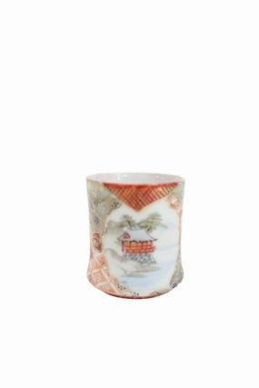 Vintage Japanese Mini Painted Cup