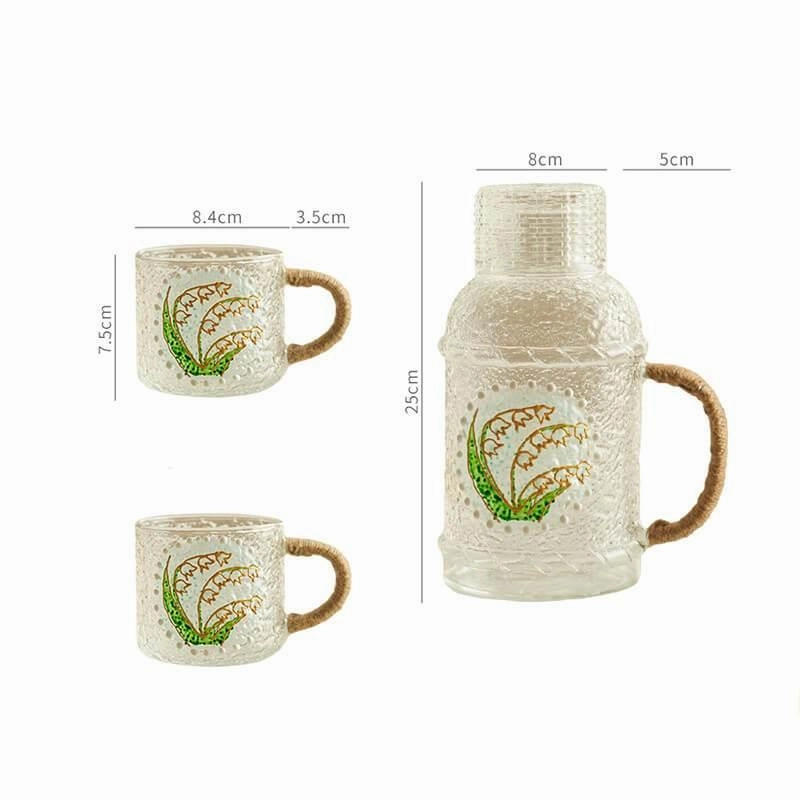 Vintage Teapot Set - Embossed Kettle Collection