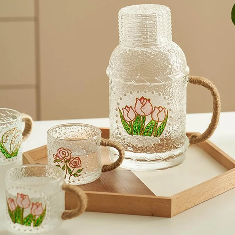 Vintage Teapot Set - Embossed Kettle Collection