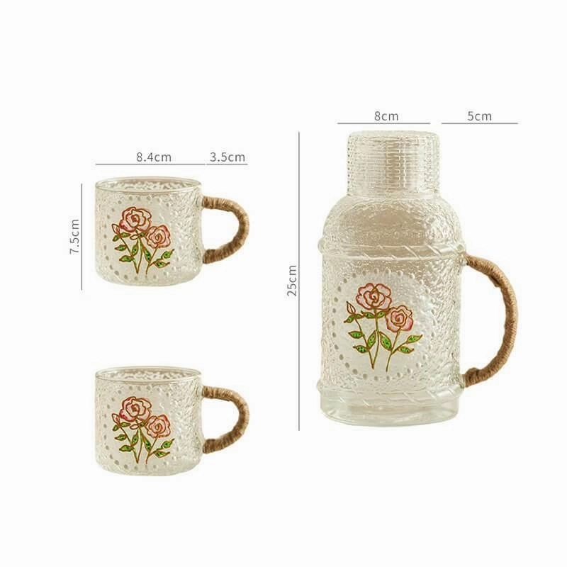 Vintage Teapot Set - Embossed Kettle Collection