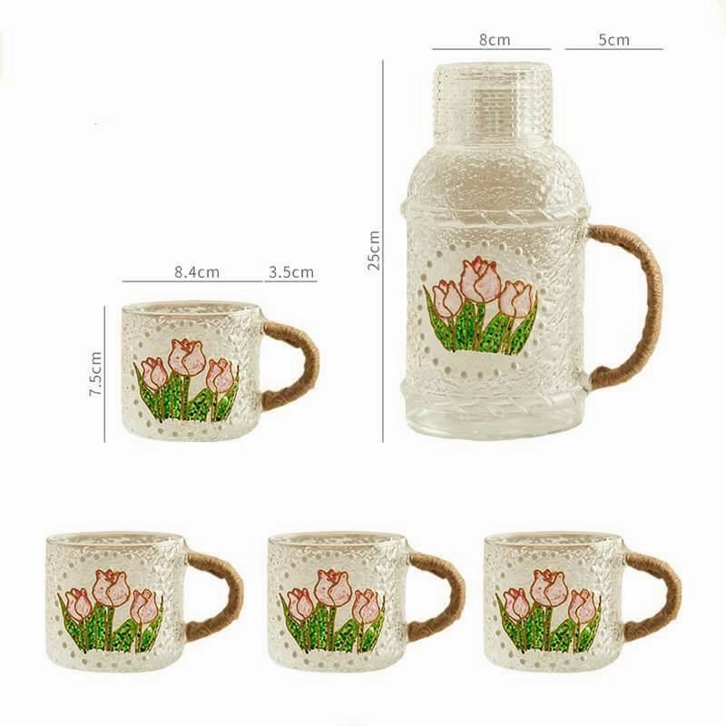 Vintage Teapot Set - Embossed Kettle Collection