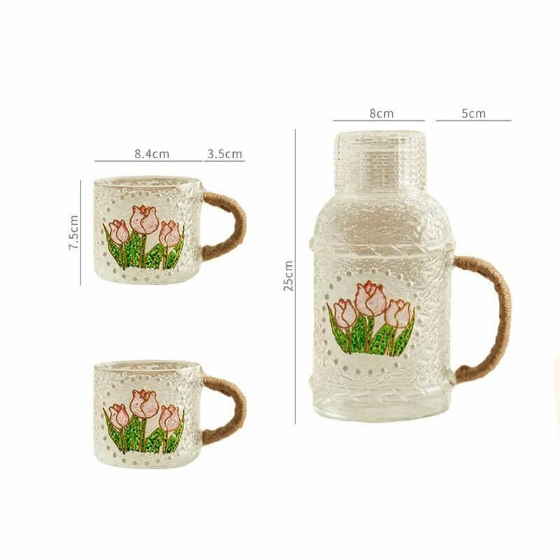Vintage Teapot Set - Embossed Kettle Collection