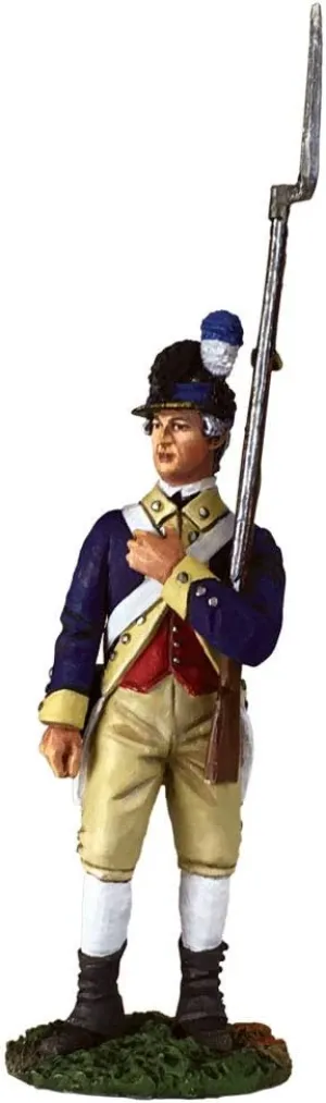 W. Britains American Revolution 16053 Washimngton's Bodyguard at Support Arms 1:30 Scale Pewter