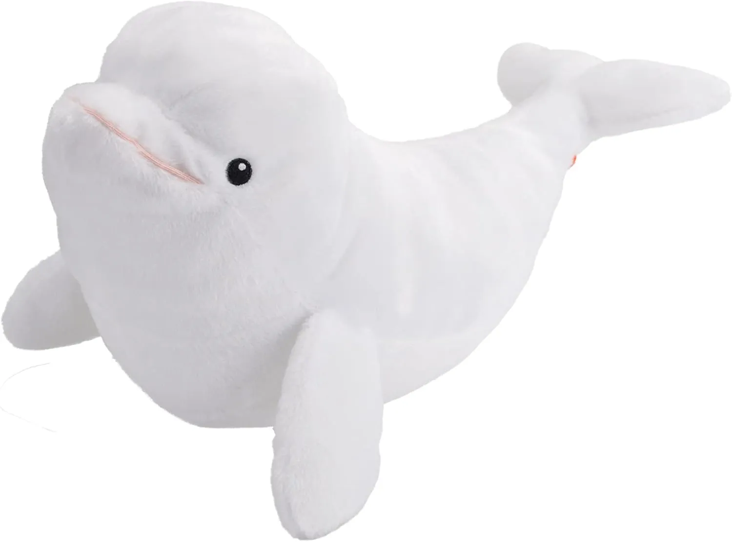 Wild Republic Ecokins, Beluga Whale, Stuffed Animal, 12 inches, Gift for Kids, Plush Toy, Made from Spun Recycled Water Bottles, Eco Friendly, Child’s Room Decor