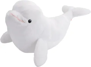 Wild Republic Ecokins, Beluga Whale, Stuffed Animal, 12 inches, Gift for Kids, Plush Toy, Made from Spun Recycled Water Bottles, Eco Friendly, Child’s Room Decor