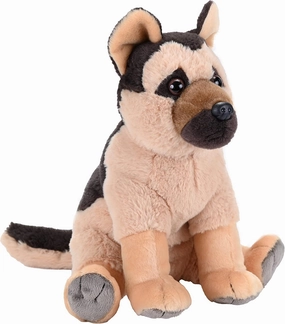 Wild Republic German Shephard, Paws and Claws, Stuffed Animal, 12 inches, Gift for Kids, Plush Toy, Fill is Spun Recycled Water Bottles