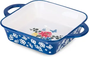Wisenvoy 8x8 Baking Pan Brownie Pan Casserole Dish Ceramic Baking Dish Casserole Dishes For Oven Square Baking Pan