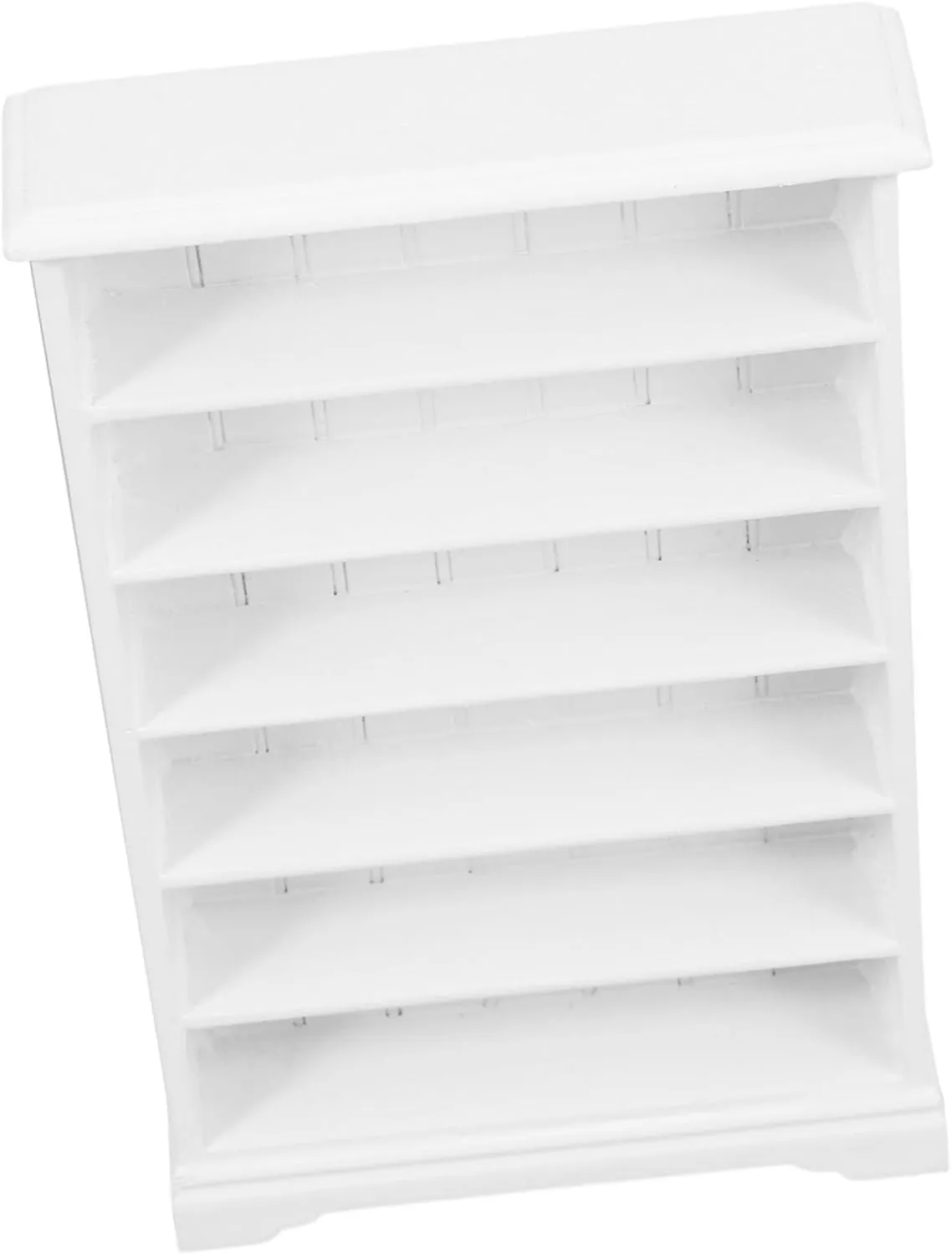 Wooden Dollhouse Bookshelf Miniature Furniture Scale Elegant Storage for Dollhouse Decor for Organizing Mini Books and Accessories
