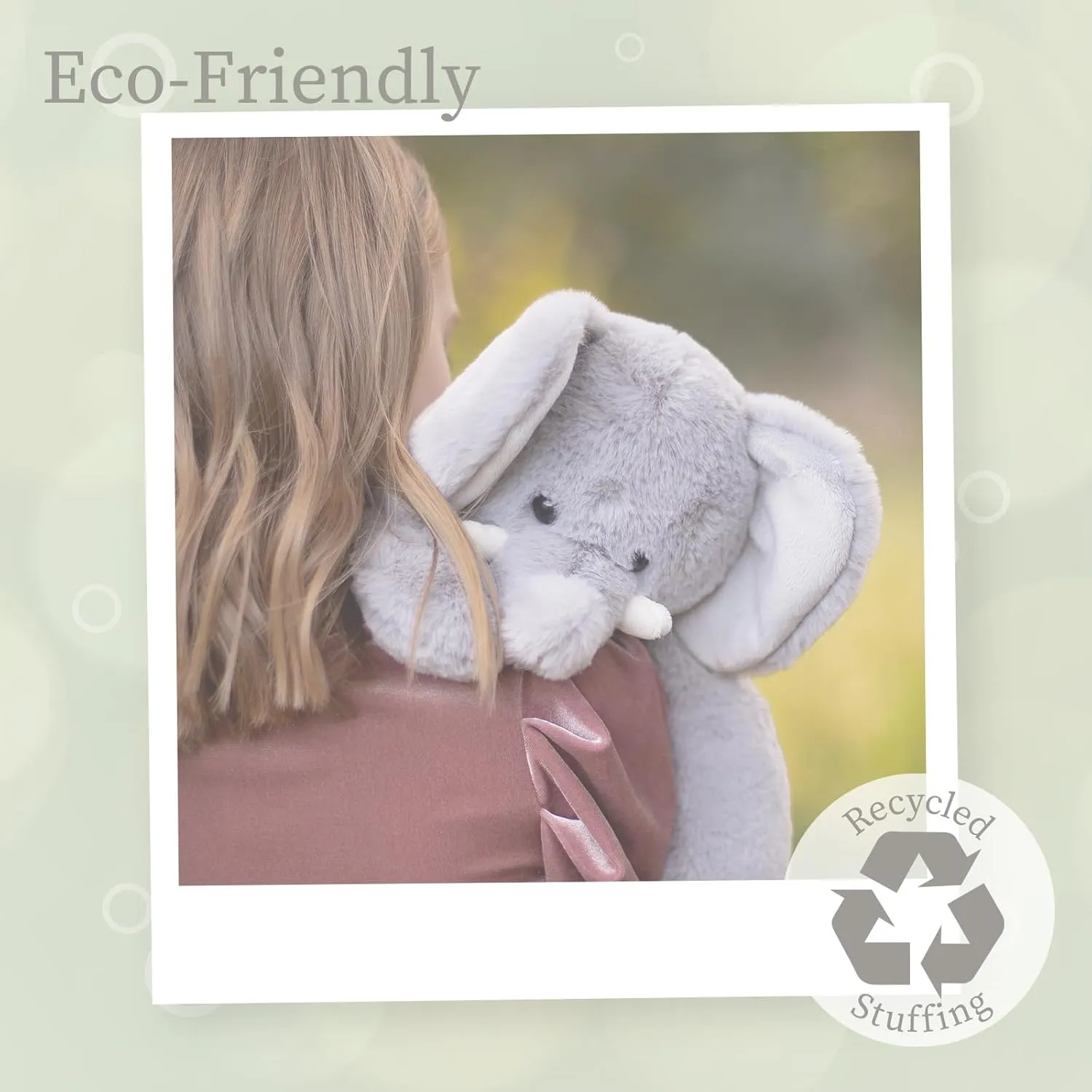 World's Softest Plush Elephant, Lushee, Large, 16" Stuffed Animal for Baby, Toddler, Kids, Adults - Elephant Plush Toy-Adorable Toy Made from Kid-Friendly, Quality Materials