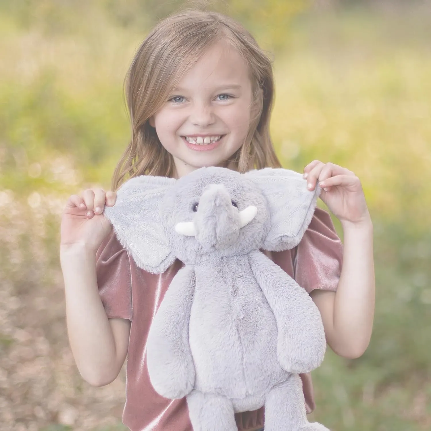 World's Softest Plush Elephant, Lushee, Large, 16" Stuffed Animal for Baby, Toddler, Kids, Adults - Elephant Plush Toy-Adorable Toy Made from Kid-Friendly, Quality Materials