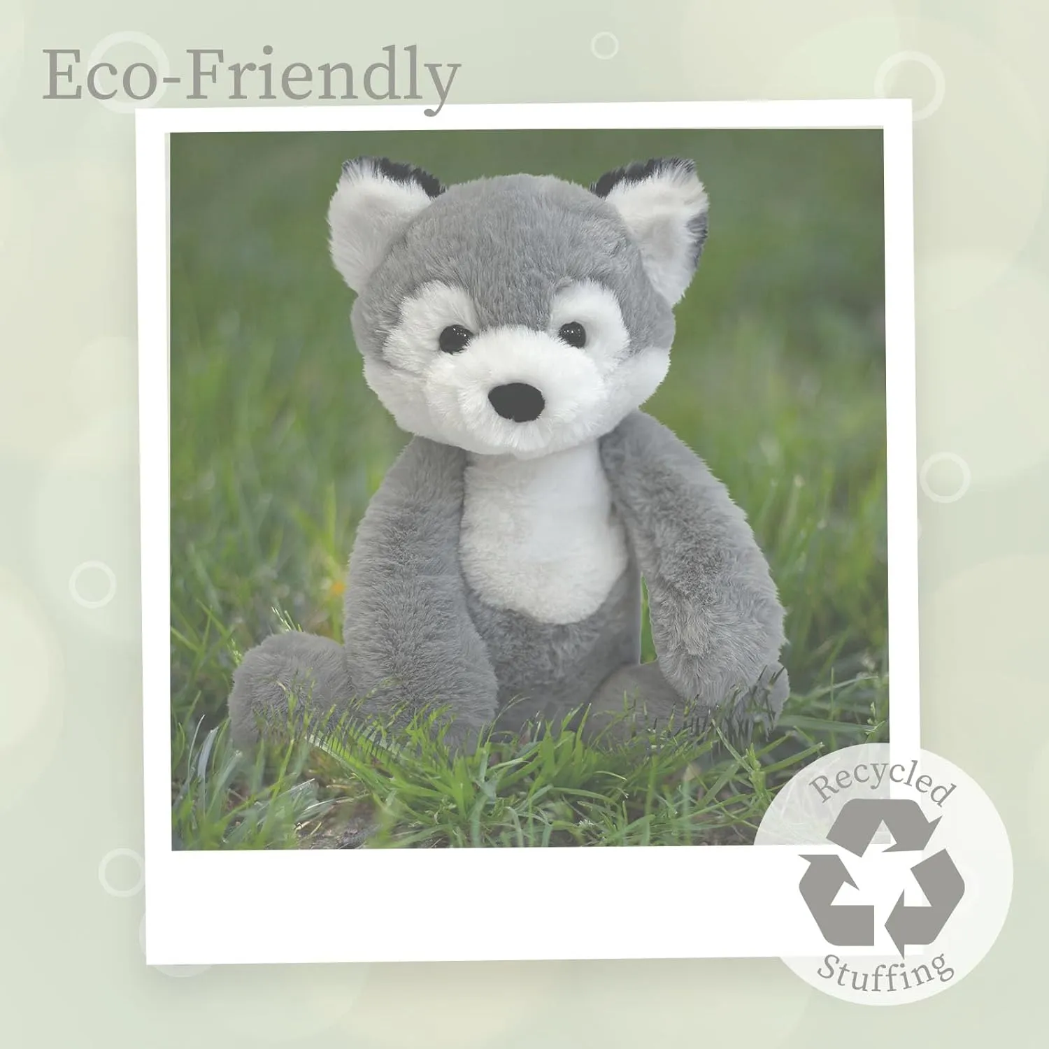 World's Softest Plush Wonder Wolf, Lushee, Large, 16" Stuffed Animal for Baby, Toddler, Kids, Adults, Wolf Plush Toy Soft, Huggable Wolf Adorable Toy Made from Kid-Friendly, Quality Materials