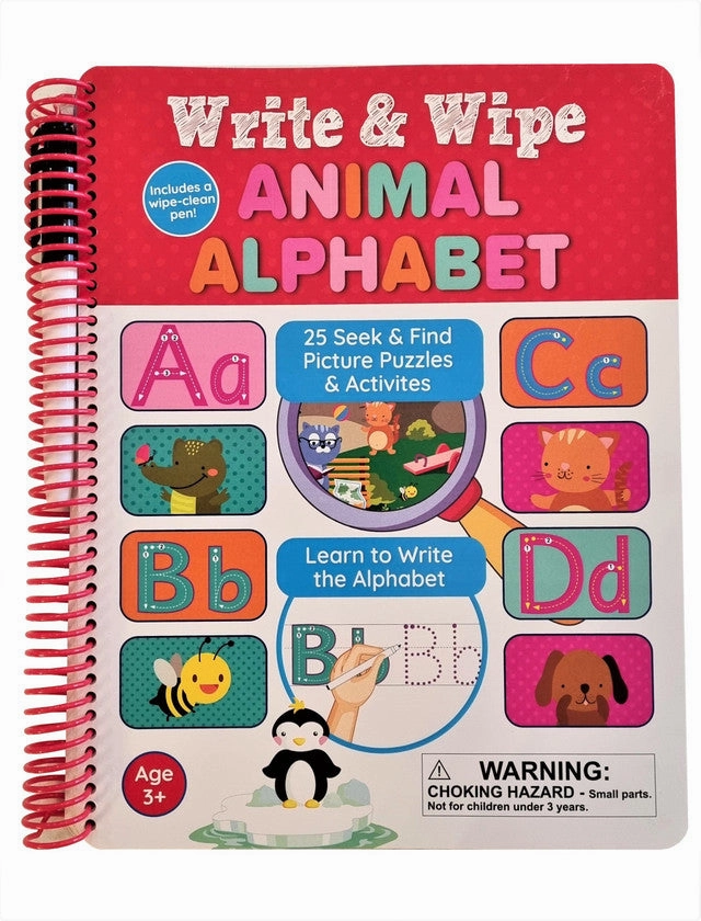 Write And Wipe Animal Alphabet Seek And Find