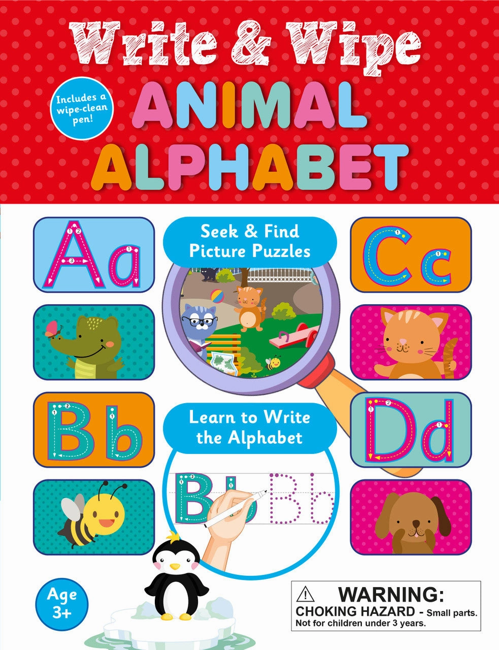Write And Wipe Animal Alphabet Seek And Find