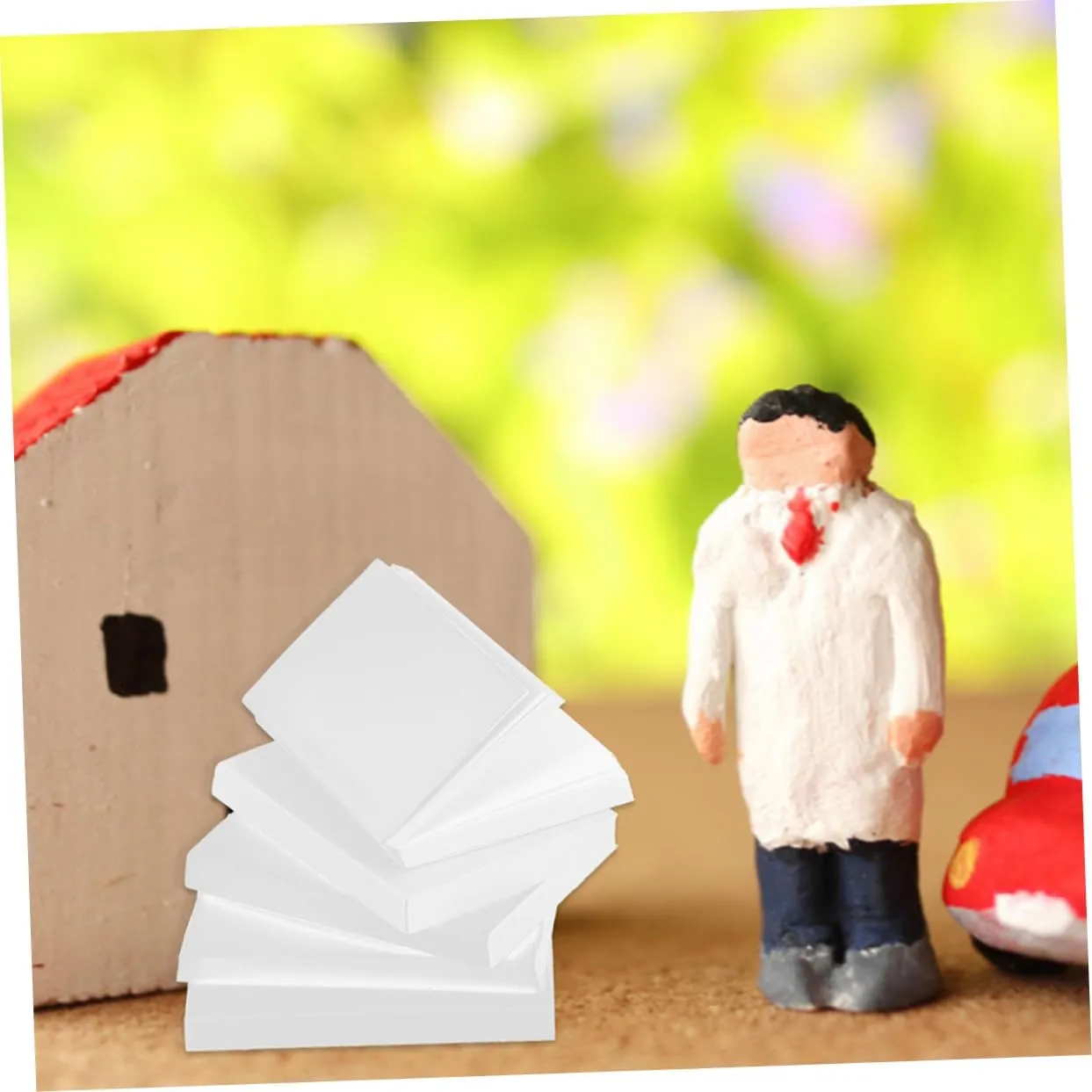 YARNOW 3sets 60pcs Dollhouse Mini Books Kit Blank Decorative DIY Books for Doll House Decoration Compact Lightweight Model Accessories for Unique Miniature Scenes 60pcs*3