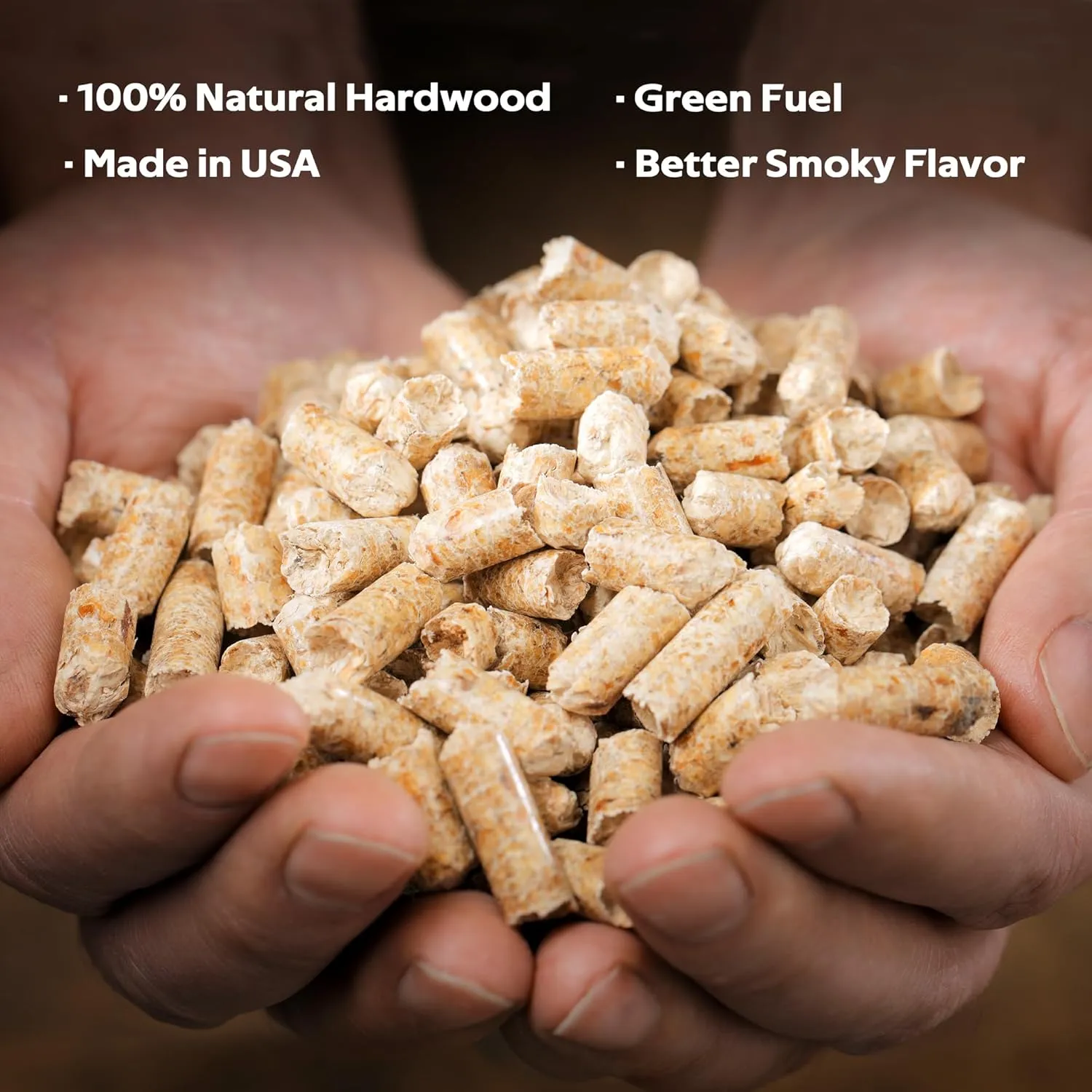 Z GRILLS Wood Pellets for Smoker Grill and BBQ, 100% All-Natural Hardwood Hickory Pellet, 20lbs