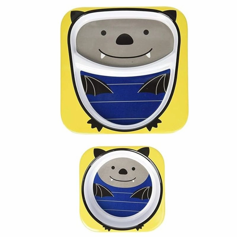 Zoo Plate & Bowl Set - Bat