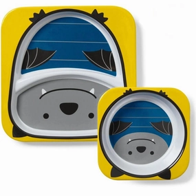 Zoo Plate & Bowl Set - Bat